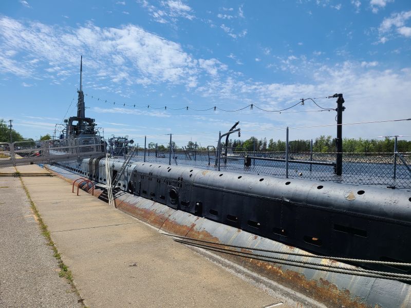 USS Silversides sub top exterior