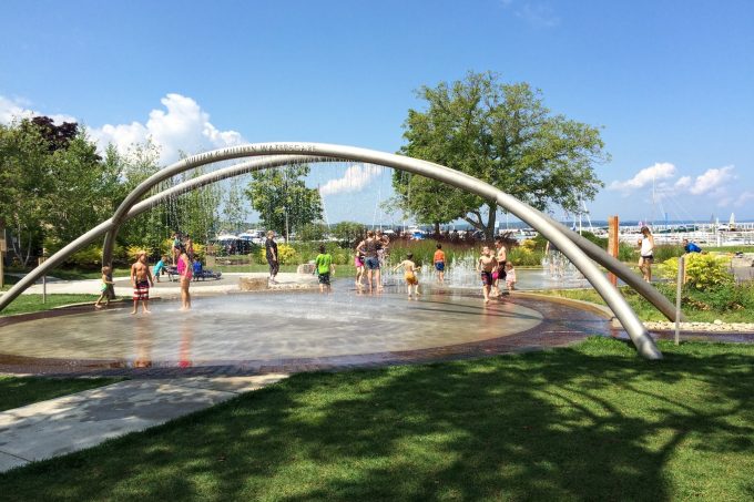 Clinch Park Splash pad Traverse City