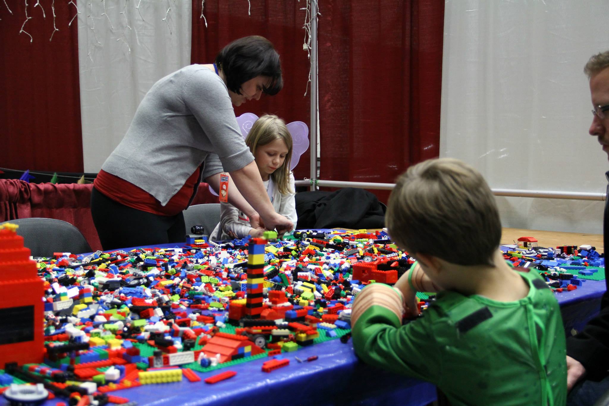 grand rapids fall: Comic Con Grand Rapids Lego Table