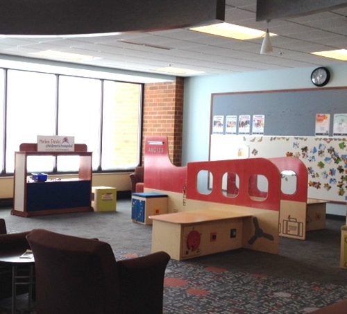 play area at the Kentwood Kent District Library branch KDL