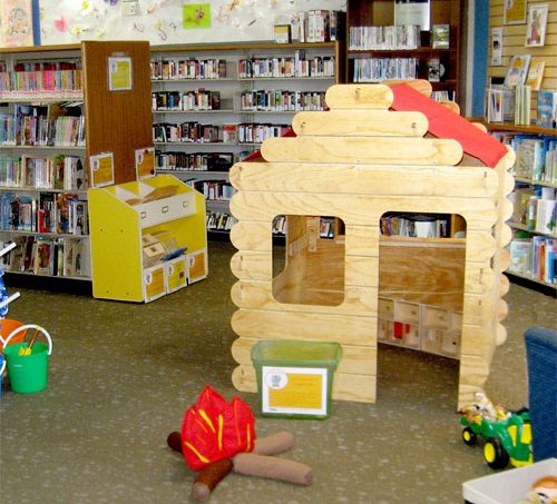 play area of the Lowell kent district library (kdl)