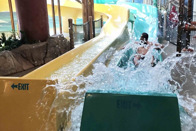 Castaway Bay End of Water Slide