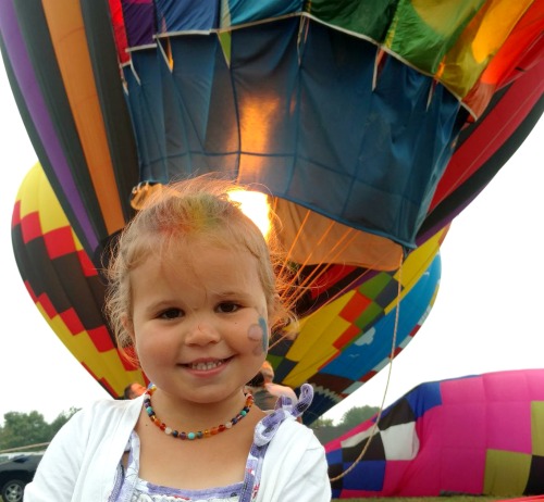 Hudsonville Hot Air Balloon Festival girl