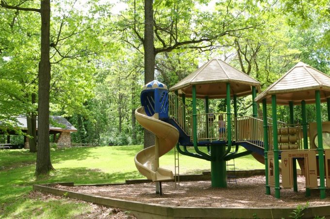 John Ball Zoo playground hidden hilltop park