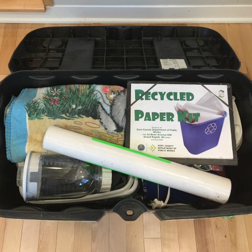 Kent Recycling Center Paper Making Kit