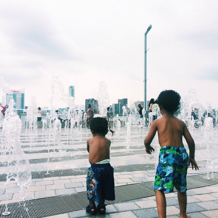 Detroit kids fountains Brooks