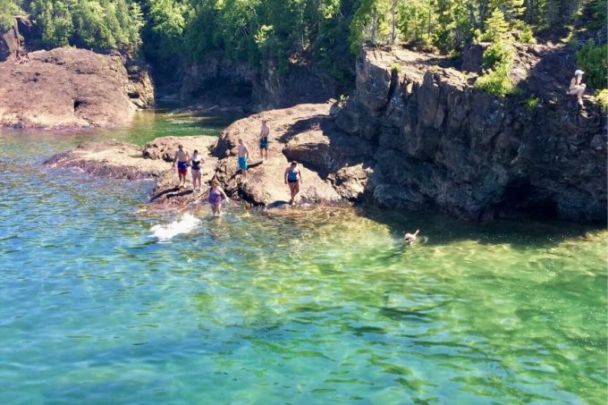marquette michigan black rocks
