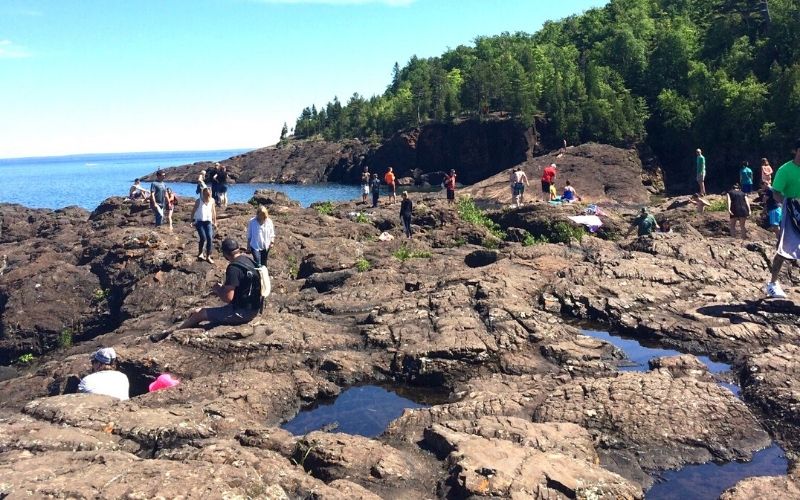 black rocks marquette upper peninsula michigan