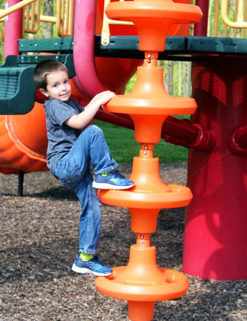 Creekside Park boy playground Shaffer