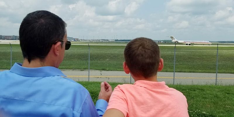 Ford airport observation viewing park grand rapids michigan