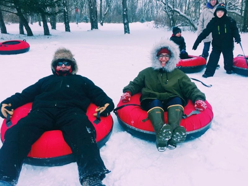 things to do in lansing in winter tubing burchfield park brooks
