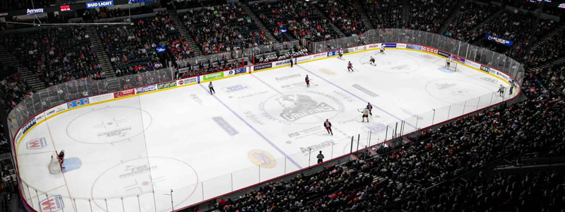 Grand Rapids Griffins arena view sold out show