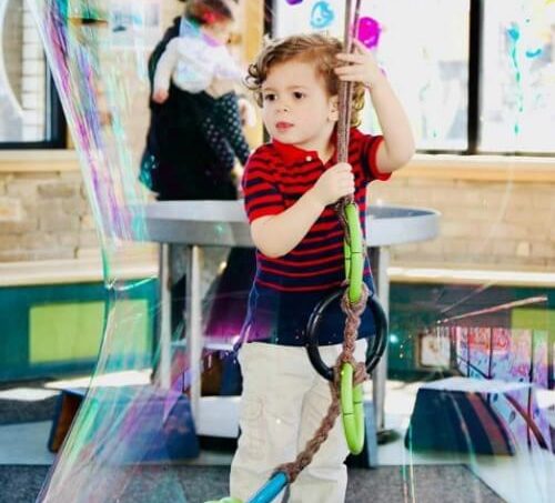 Favorite West Michigan Instagram Spots Inside a Bubble at the Childrens Museum 1