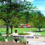 Grand Rapids Township Park has a Giant Playground, Paved Nature Trail and Glimpses of Fire Engines