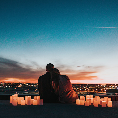 Mystery Date Night – Couple Watching Sunset