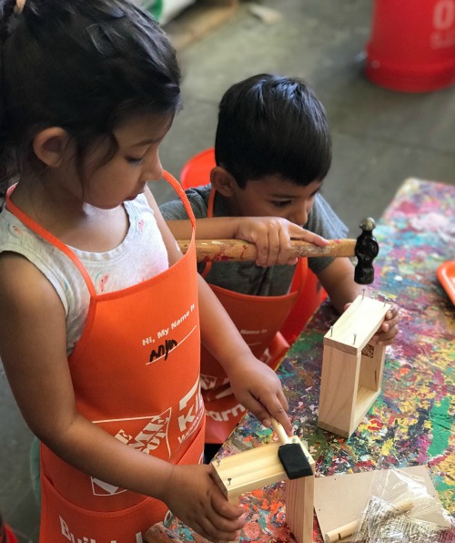 DIY Home Depot kids building
