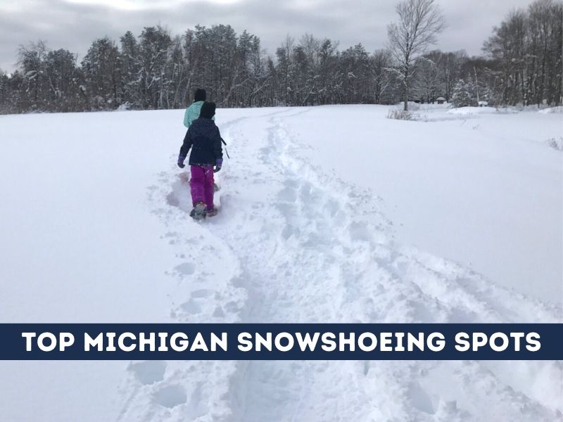 snowshoeing in Michigan 1
