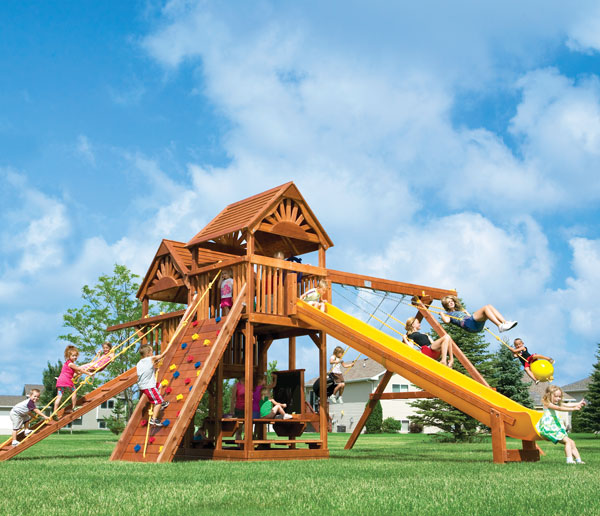 Kids are obsessed with their backyard fun zone playset. 