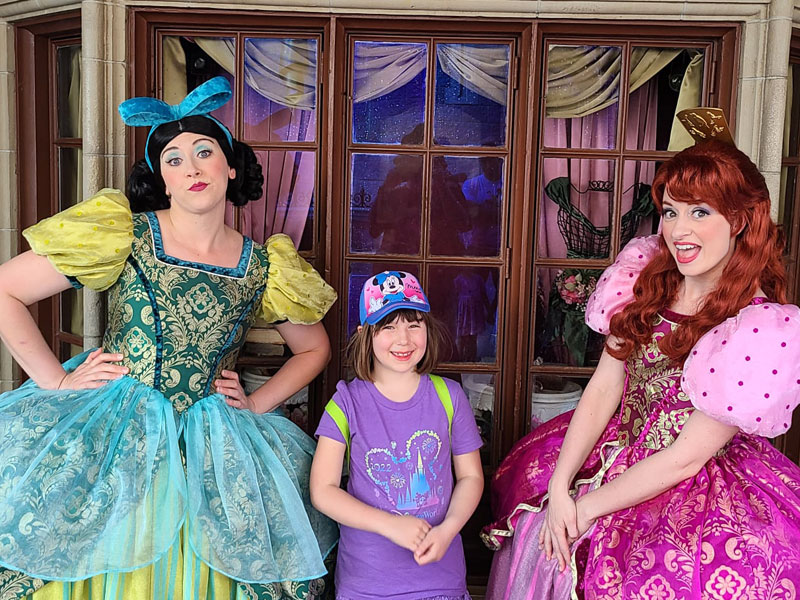 Disney World Cinderella step sisters Rudd