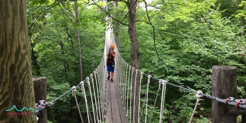 outdoor things to do near me - wildwood rush ropes course