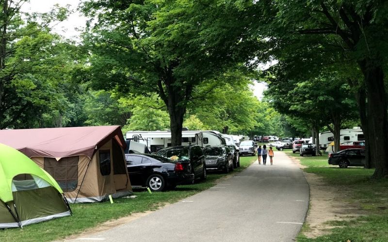 Manistee has some of the best campgrounds in Michigan