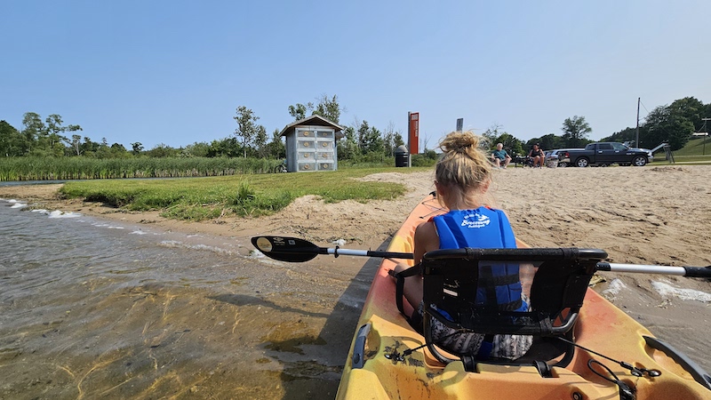 kayak pic- chain of lakes