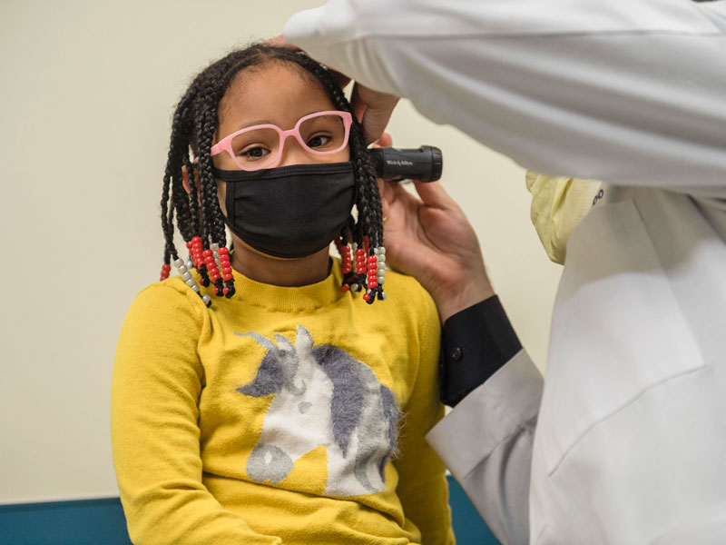 UM Health West girl with pediatrician