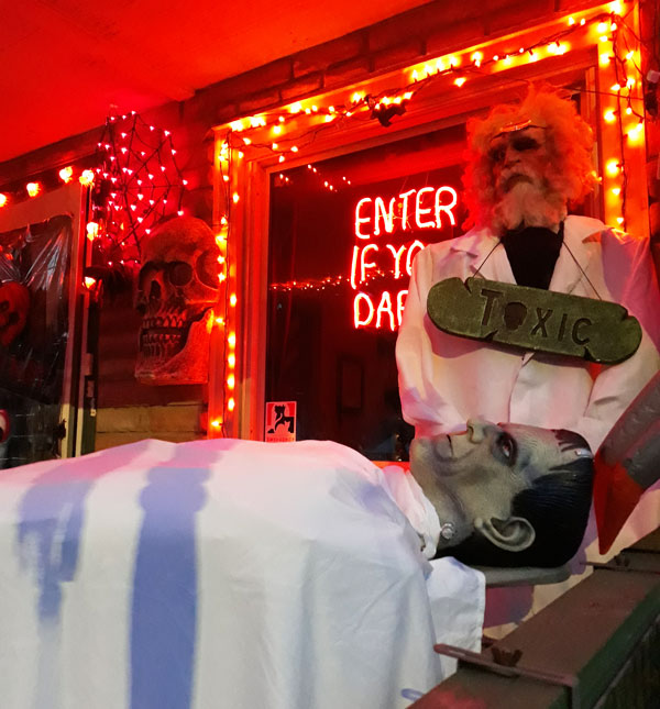Halloween House on Haughey Ave SW