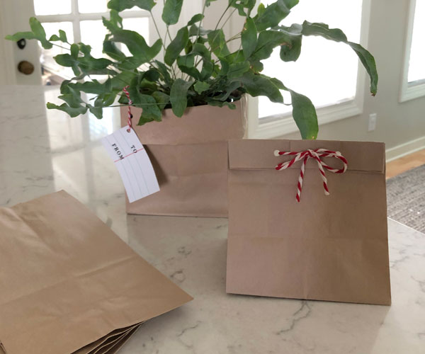 craft hacks brown paper bags