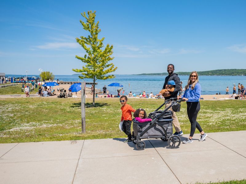 Traverse City with Toddlers at Clinch Park - photo TC Tourism