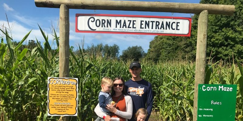 farm fun grand rapids - corn maze
