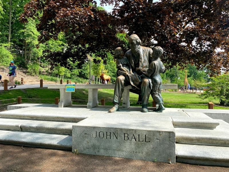 John Ball Zoo John Ball Statue
