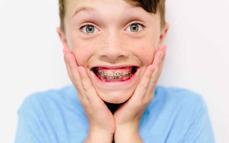 Knapp Orthodontics kid with braces