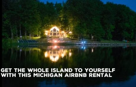 get the whole island to yourself with this michigan Airbnb rental