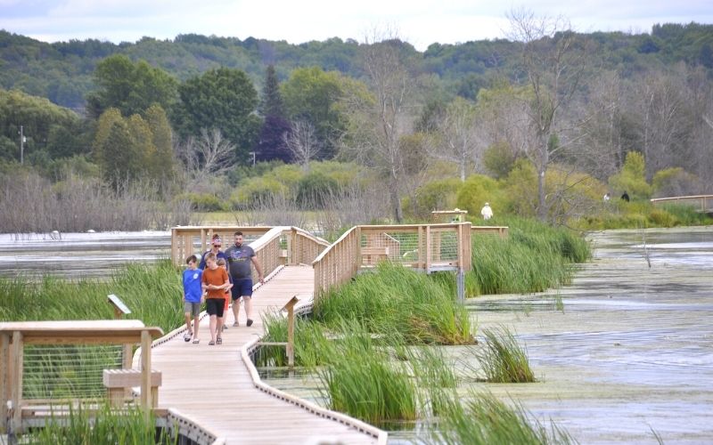 Arcadia Marsh Nature Preserve boardwalk
