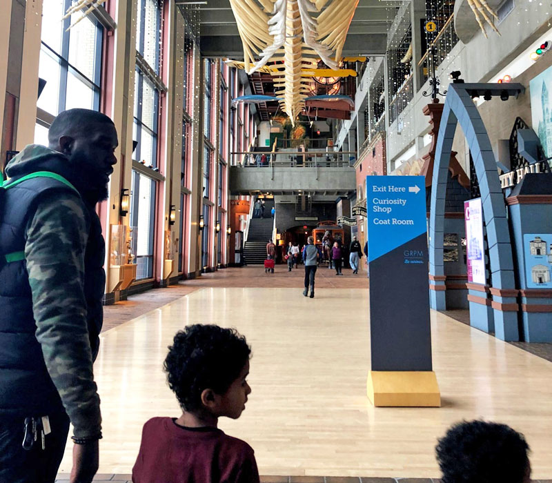 things to do with grandkids in Grand Rapids includes a trip to the museum.