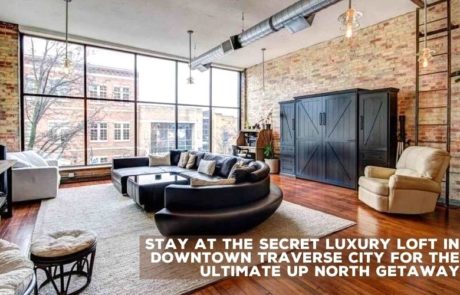 Rent this Secret, Spectacular Luxury Traverse City Loft in the Heart of Downtown for the Ultimate Up North Michigan Getaway