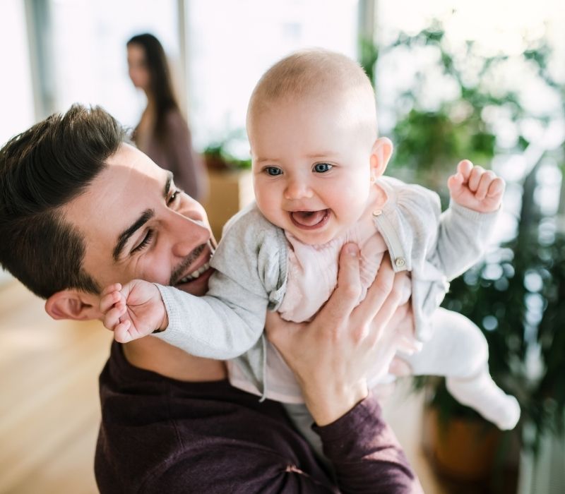 estate planning for families dad with baby