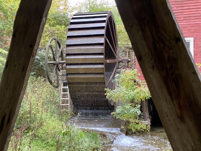 historic bowens mills waterwheel