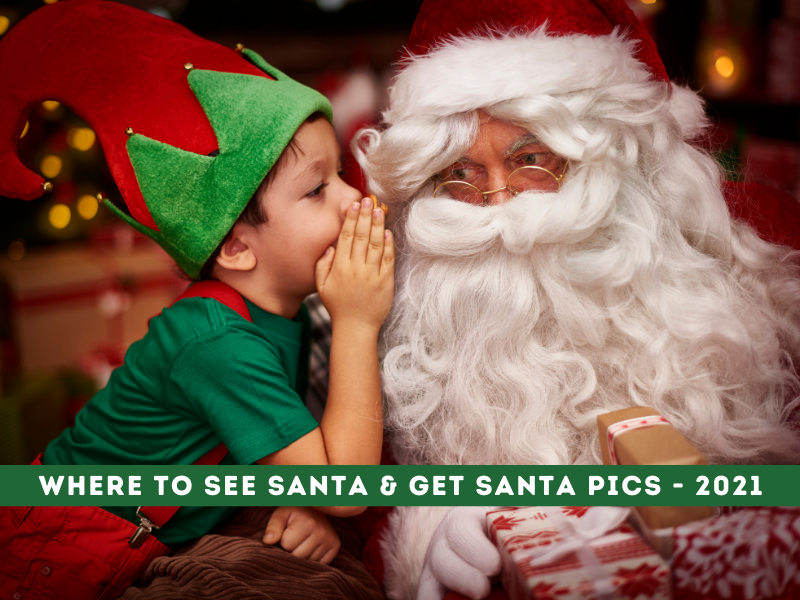 where to see santa and get pictures with santa