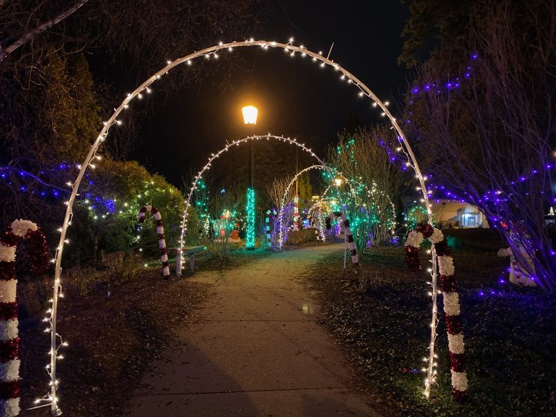 Christmas Lights Downtown Sparta 2020