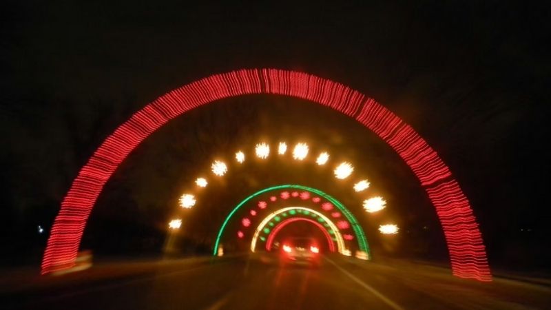 Drive Through Christmas Lights Wayne County Lightfest Westland 2020