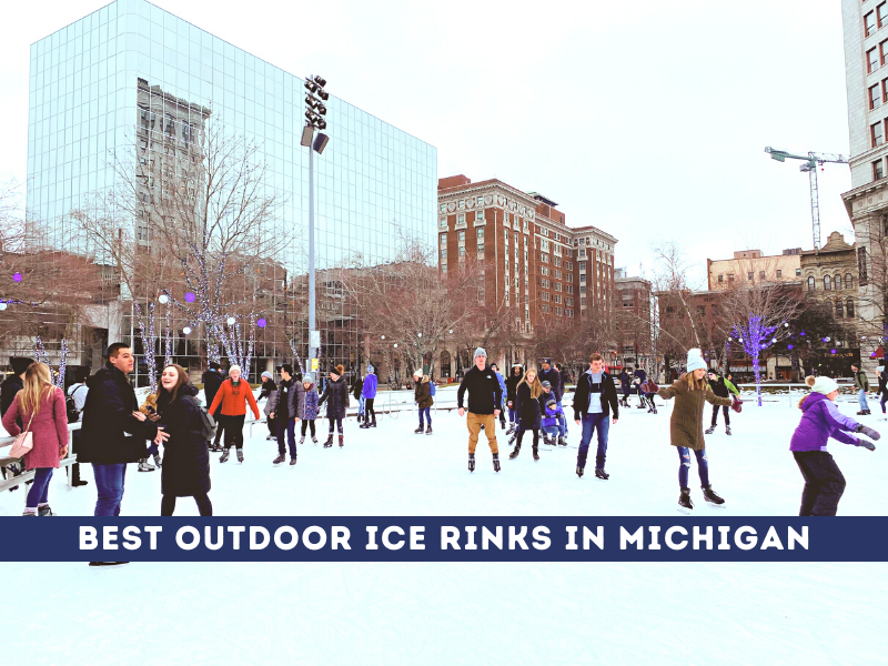 Outdoor ice skating rinks in Michigan