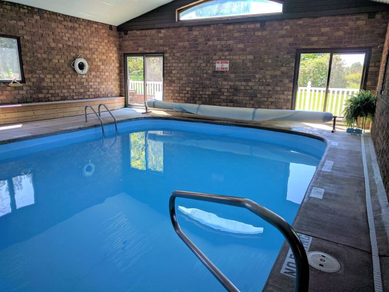 Hop and Vine Inn Fennville pool house rental