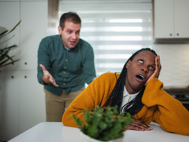 argumentative kids eye rolling teen and frustrated dad canva