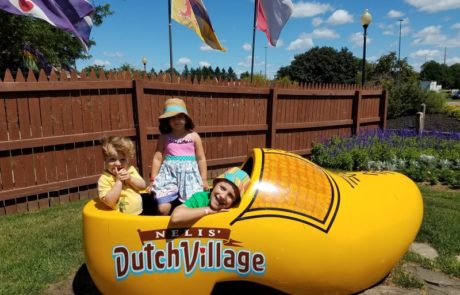 Dutch Village kids in shoe