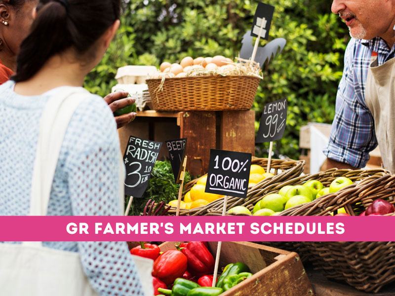 Farmer's Market Schedules: Fulton St. Market, Ada, Holland & More - 2021