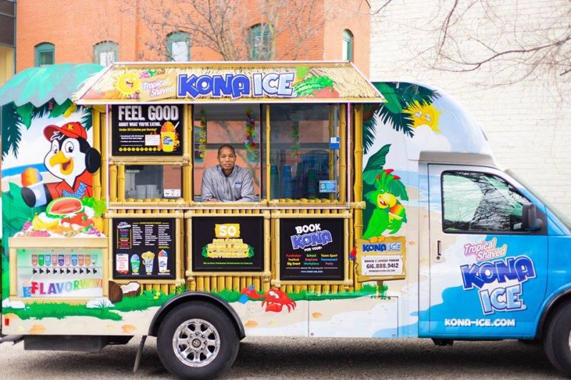 Kona Ice Grand Rapids food truck