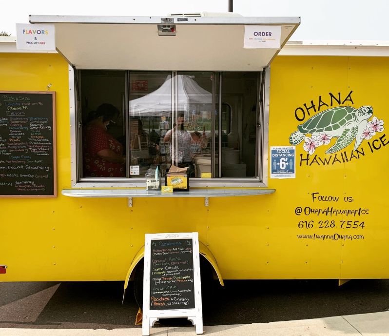 Ohana Hawaiian Ice Grand Rapids food truck