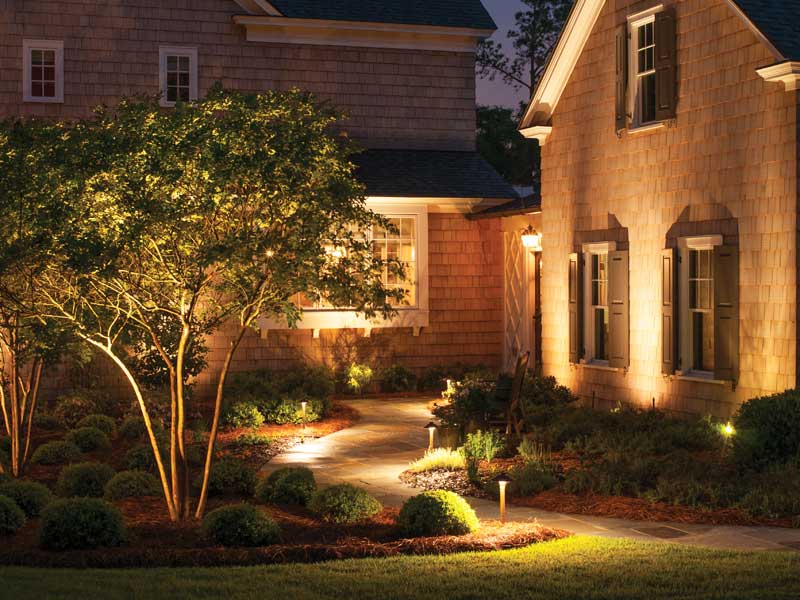 Outdoor Lighting Perspectives installs beautiful lighting to any home.